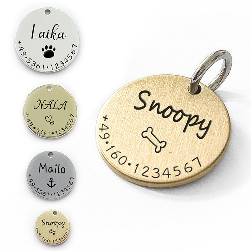 Pet Loss Prevention Tag For Going Out