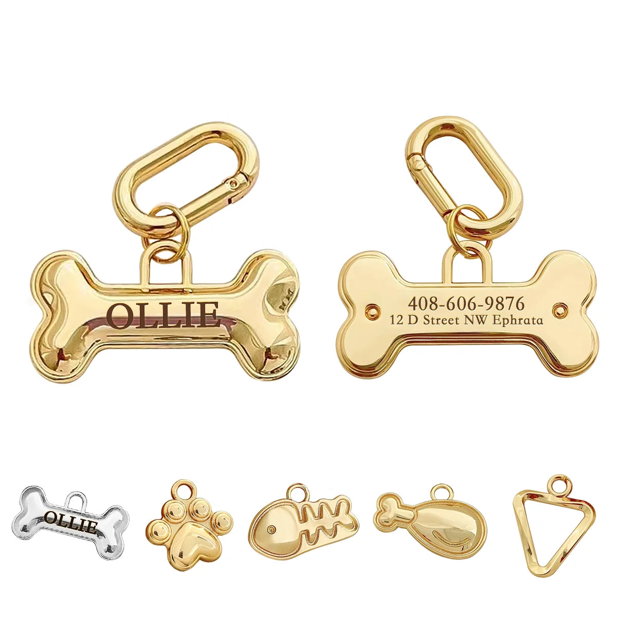 Memopaw Personalized Copper Pet Name Tag