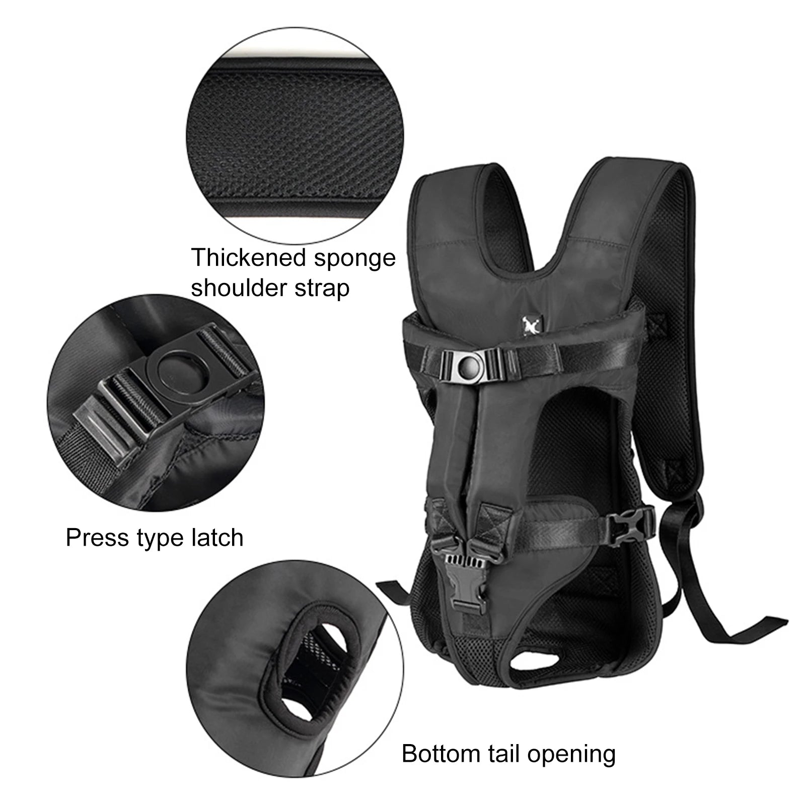 GreatPet Comfort Carrier: Waterproof Front-Facing Dog Backpack